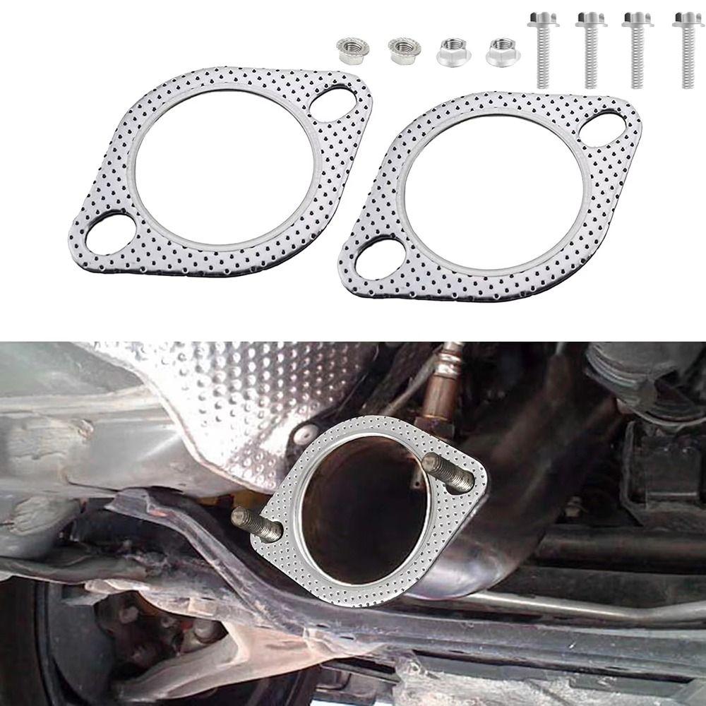 with Bolts Muffler Graphite Gasket Catalytic Converter Gasket  Auto Accessories
