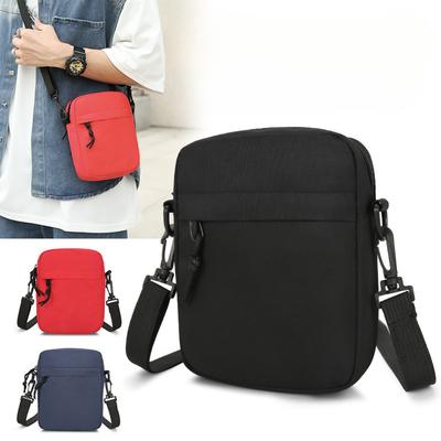 Bolsa de Ombro Masculina Nova Casual Bolsa para Celular Pequena Bolsa de Ombro Esportiva Moda Marca Bolsa Transversal Masculina Mochila Masculina