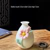 Handcrafted Ceramic Mini Vase for Fresh Flowers - Colorful Desktop Ornaments