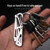Upgraded Stainless Steel Mini Folding Pocket Knife - Portable Keychain Fruit Blade