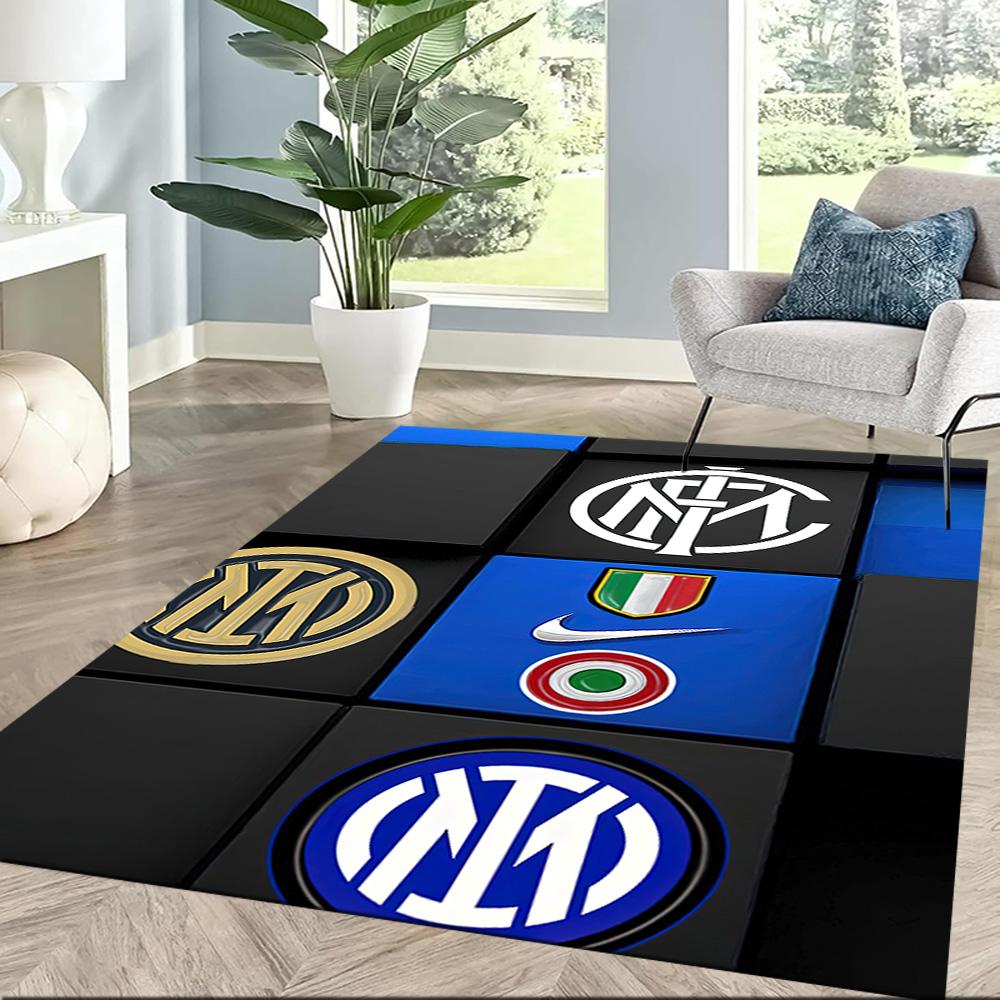 Inter Milan Floor Mat Perfect For Decorate Room Living Rooms Bedrooms Playrooms Antislip Rug Anime Office Decor Birthdaychristmas Gift