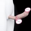 FAAK Dual Layer Silicone Realistic dildo Screw Handle Penis with Sucker Sex Toys For Women Vagina Anal Stimulate Sex Shop