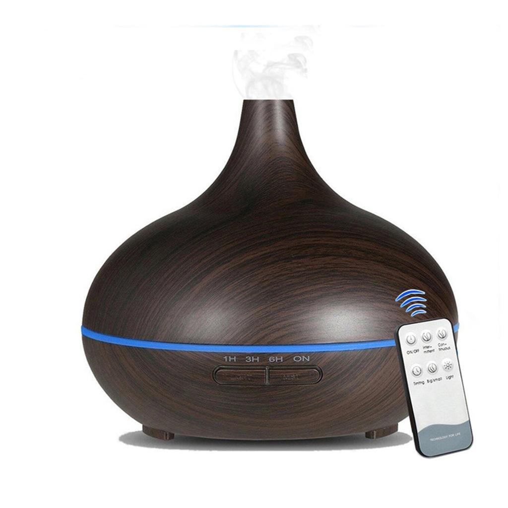 550mL Essential Oil Diffuser Mist Humidifier Diffuser Colorful Night Light Quiet Auto Shut Off Humidifier with Remote