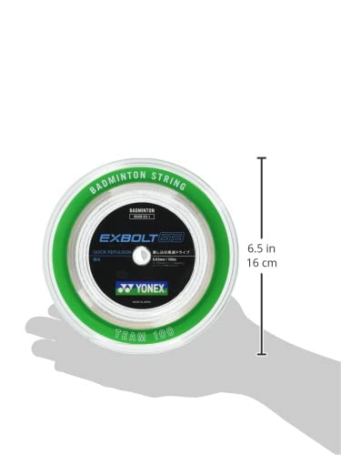 YONEX Badminton String EXBOLT 63 White 100m BGXB63-1