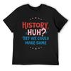 Historia Huh_ Czerwona Biała i Królewski Błękit Koszulka tanie rzeczy ubrania anime figurki anime moda męska