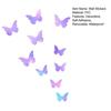 Yousheng Glow in The Dark Butterfly Wall Decals, Luminous Butterfly Stickers, Colorful Removable Self-Adhesive Decals for Girls Bedroom, Kids Baby