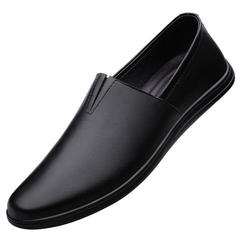 

Men s flat shoes Comfortable Classic Style Work or Business Black and White Adult shoes Luxury and High Quality 45
