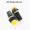 Round Self-Locking Self-Resetting Momentary Push Button Switch, 12MM, Red/Green