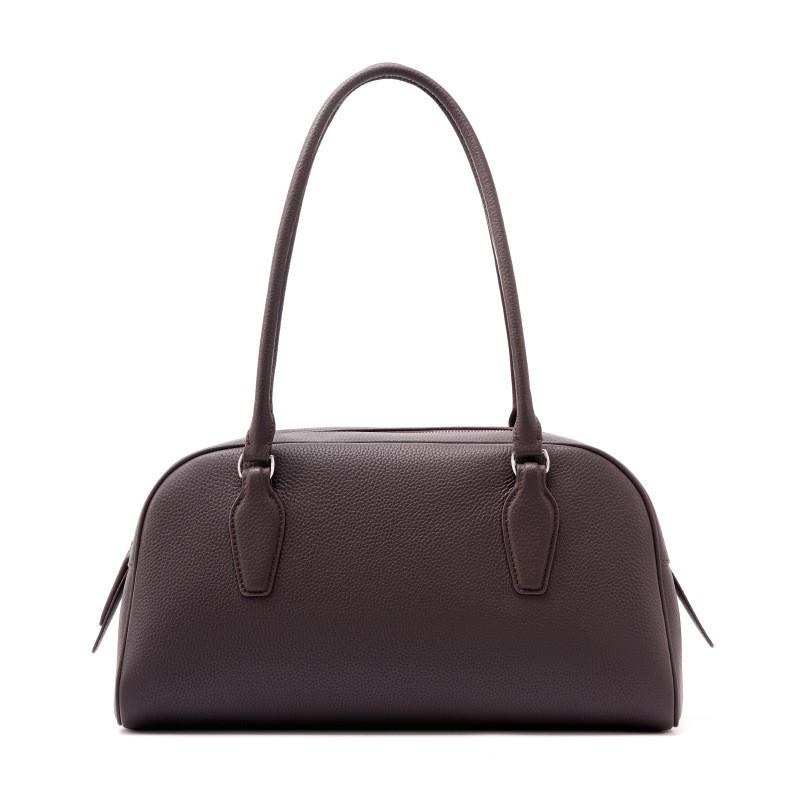 Row Boston Bowling Bag Leather Women's Handheld Single Shoulder Luxury Underarm