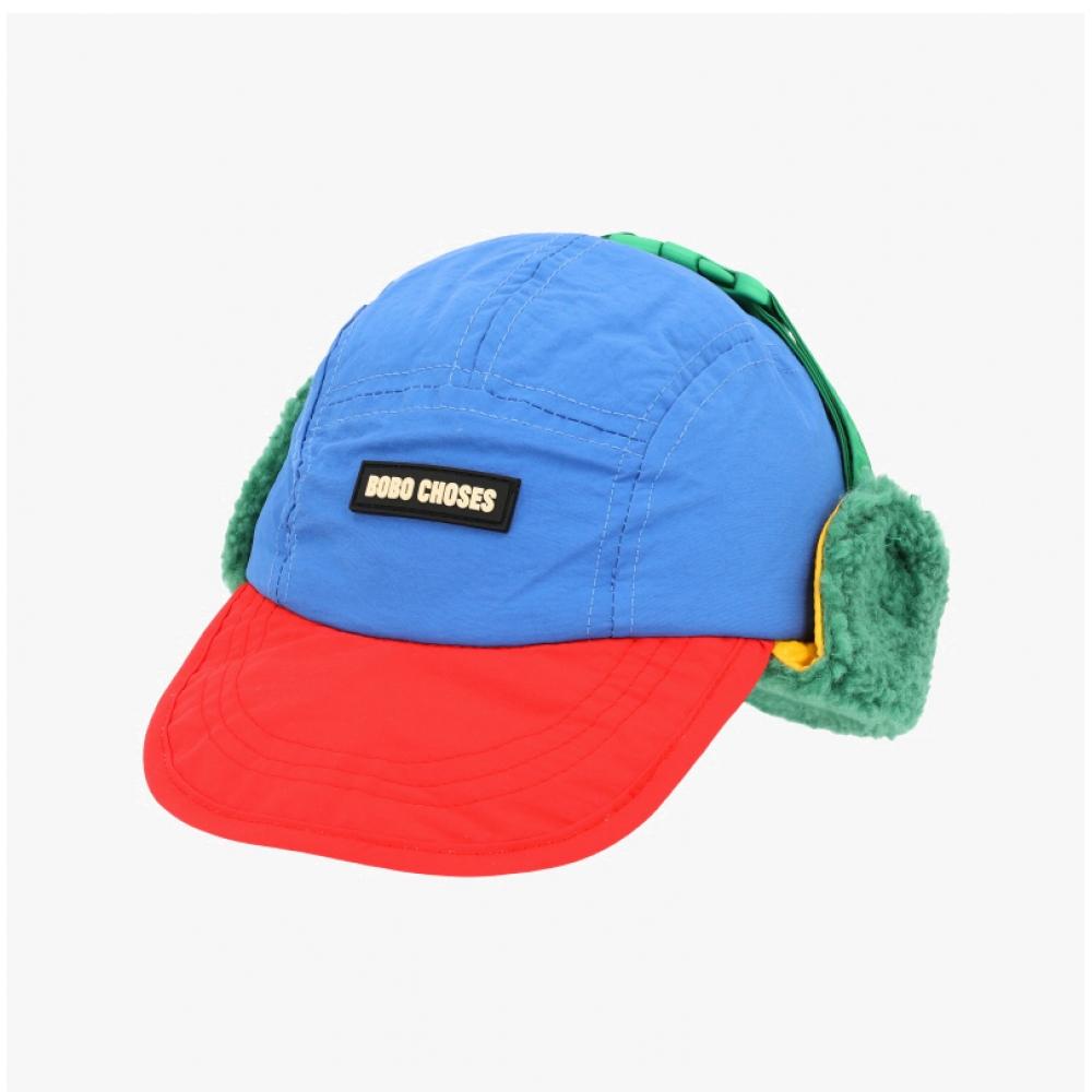Bobo Choses Color Block Winter Ear Muff Cap B225ai028