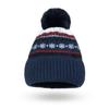 Knitted Hat with Foldable Cold Outdoor Knit Winter Hat [Clape] Pom-Pom - Cute, Soft, Stretchy, Warm, Autumn/Winter, Beanie, Warm, Protection, Cap,
