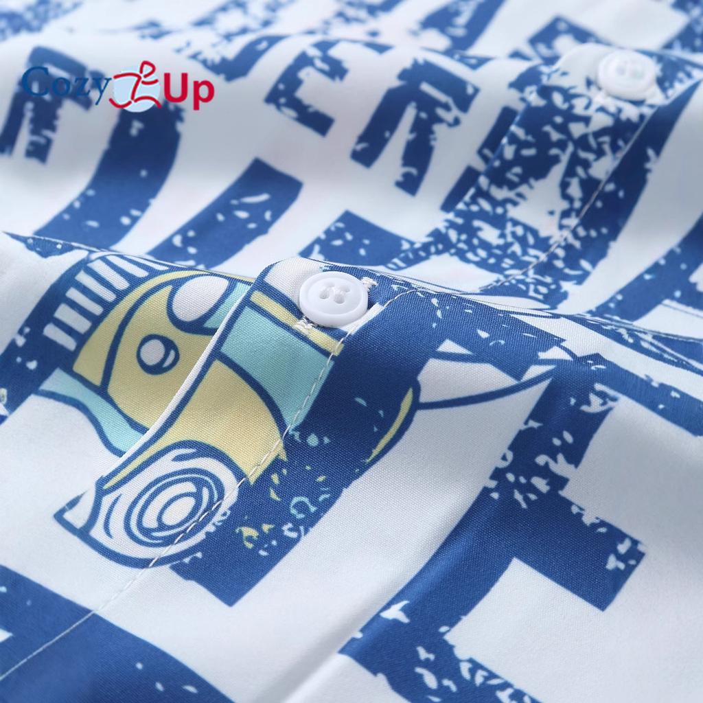 Cămașă cu mânecă scurtă pentru bărbați cu imprimeu cu palmier de cocos și litere, cămașă pentru bărbați, modă casual, cămașă de vară