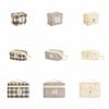 Lightweight Mesh Makeup Bag Zipper Large Capacity Transparent Mesh Cosmetic Bag Handheld Square Toiletry Storage Bag