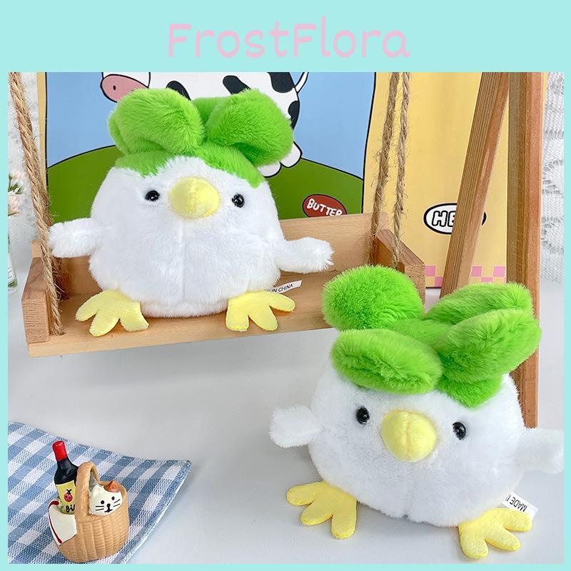 Adorable Plush Chicken Keychain Cute Creative Stuffed Animal Toy For Bag And Keys