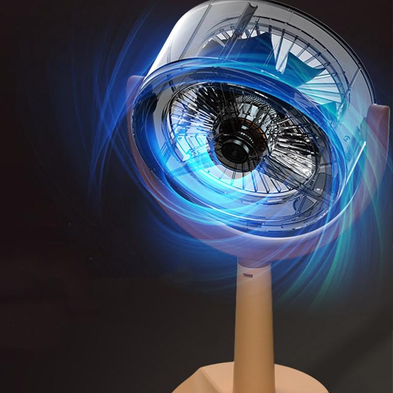 Desktop Range Hood Extractor Exhaust Portable USB Charging Mini Range Hood Adjustable Angle For Indoor BBQ Hot Pot