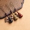 Strap Hang Rope Wooden Bead Car Keychain Phone Accessories Gourd Keychain Mobile Phone Lanyard