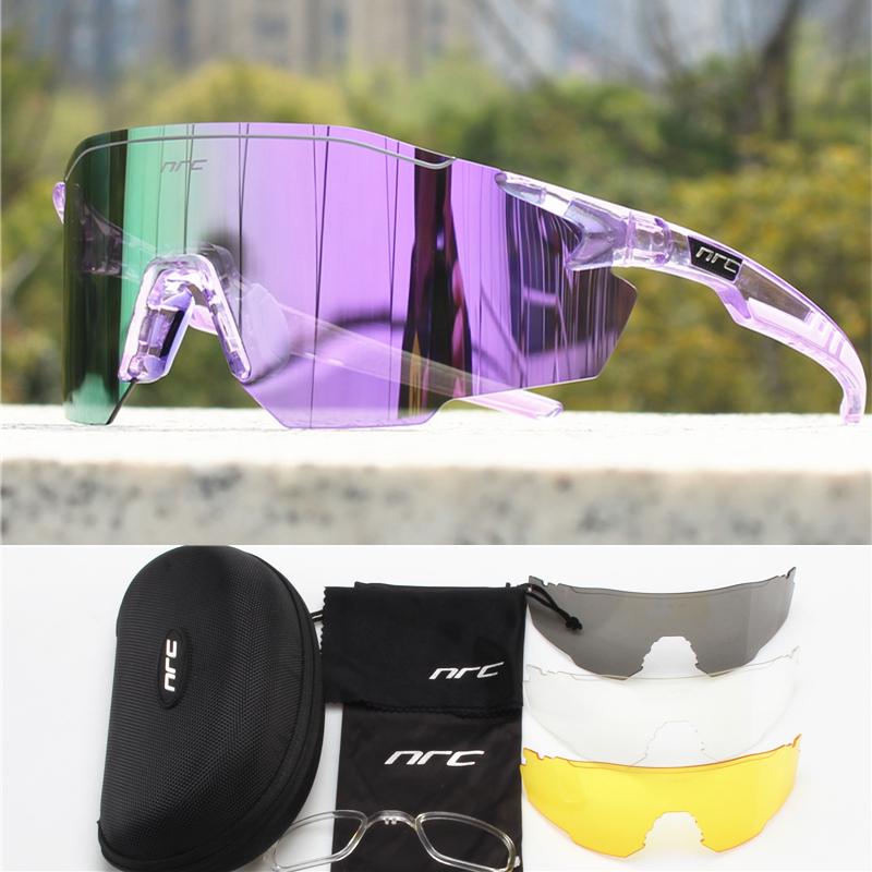 NRC Ultralight Rimless Photochromic Cycling & Outdoor Sports Glasses