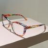 Vintage Square Reading Glasses Women New Fashion Full Rim Blue Light Blocking Eyewear Trendy Presbyopia Optical Frames