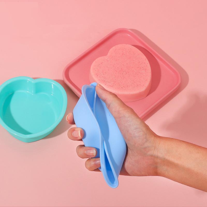 FAIS DU Silicone Cake Mold Heart Cake Layer Set Silicone Bakeware Mold for Baking Tools Rainbow Cake and Mousse Easy to Demold