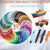 3D-Stift Filament Nachfüllpackungen 40 Farben 5 Meter 1,75 mm PCL 3D-Druckstifte Nachfüllpackung für Druckstifte Kinder Kunstprojekte