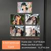 -Özel Modern Tasarım Hafif Akrilik Fotoğraf Çerçevesi Küçük Resim Sergileme Buzdolabı Mıknatıslı Fotoğraf Çerçevesi