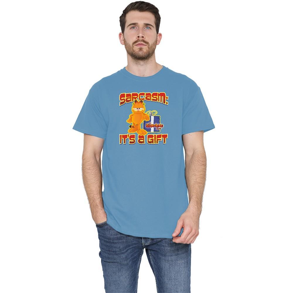 Garfield Sarcasm T-Shirt S-2XL Carolina Blue XXL