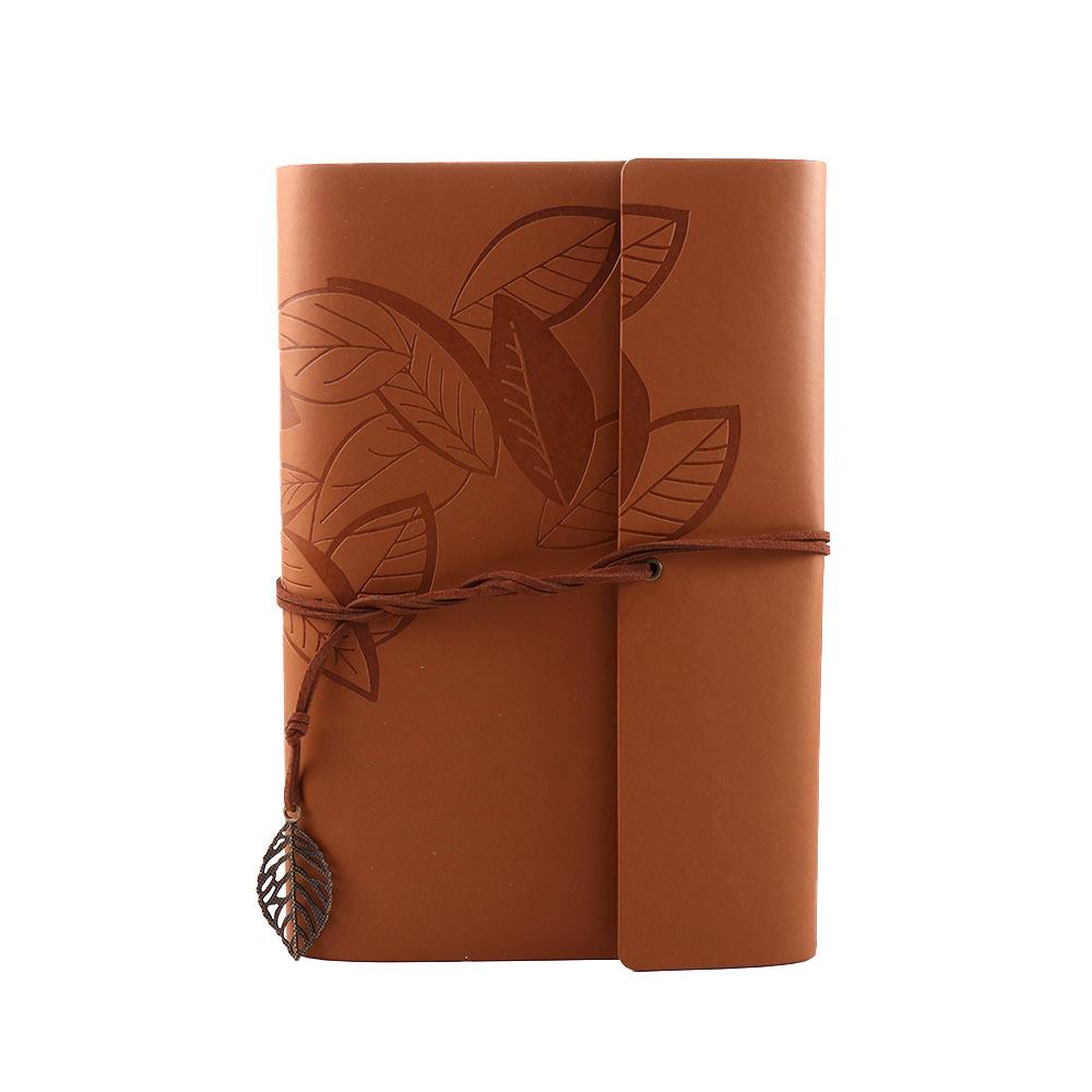 Literature Diary Journal Loose leaf Sketchbook Notepad Spiral Note Book Vintage Notebook PU Leather Paper Replaceable