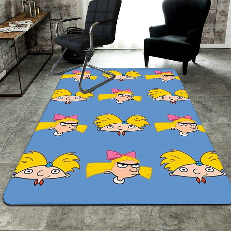 Hey Arnold Rug Floor Mat for Living Room or Bedroom Soft and Comfortable Carpet a Gift for Birthday and Holiday.MFF0918505