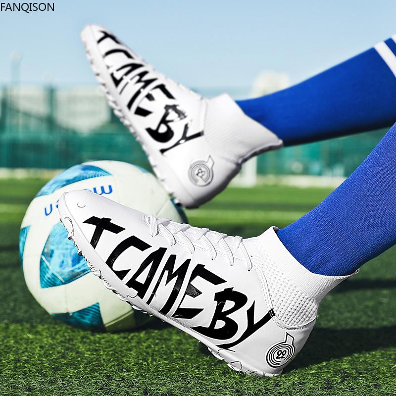 31-48 Cizme de fotbal pentru bărbați/femei, talpă moale din cauciuc, vârfuri scurte, gazon artificial, pentru competiții în interior, pantofi de fotbal profesioniști pentru copii