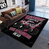 Square Flannel Monster Truck Carpet Thrill Game Monster Jam Decorative Floor Mats Modern Home Living Room Rugs Bedroom Carpet