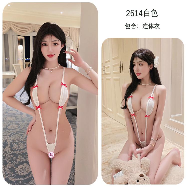 Sex underwear Japanese dead library water one-piece bikini three-point tights pure desire suit