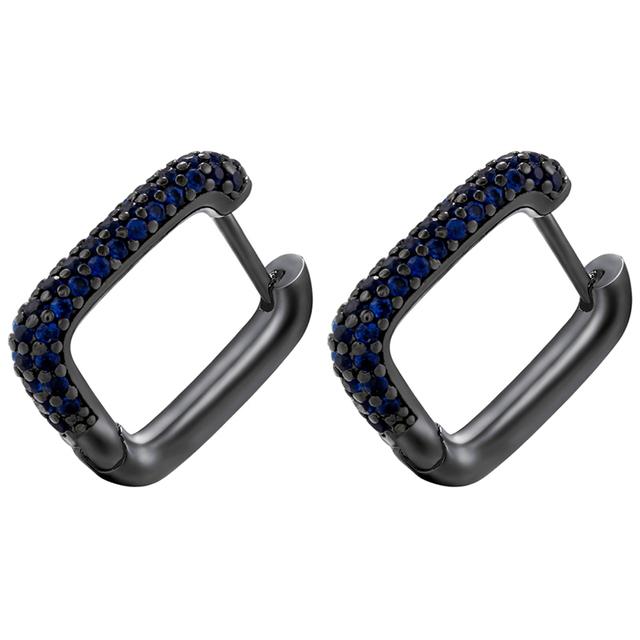 Hoop earrings gold color silver color small hoop earrings crystal women rainbow earrings Fashion jewelry wholesale VE144