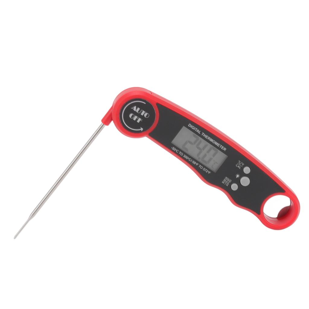 Digitales Lebensmittelthermometer Fleischthermometer Sonde mit Magnet Hintergrundbeleuchtung für Küche Outdoor Grillen