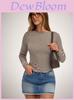 Street Style Striped T Shirt For Women With Polyester Fabric For Casual Wear