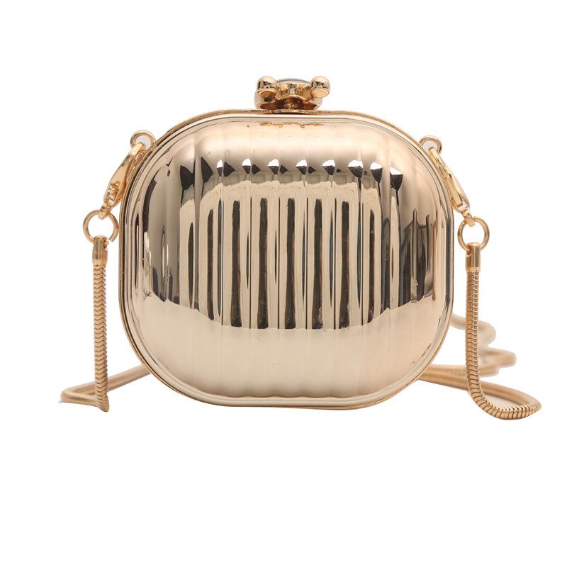 Dinner bag spring new European and American fashion trend women s shoulder chain lipstick crossbody bag