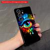 2DFlat Samsung Phone Case Rainbow Eye Art Phone Case Applicable To Galaxy S23 S24 S25ULTRA S26 A12 A14 A15 A16 A54 A55