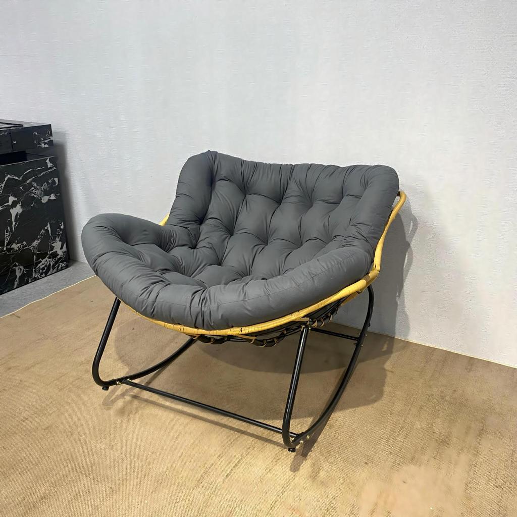 Rocking Recliner Chair: Balcony Leisure Chair, Lay-Flat Nest Chair, Lazy Sofa for Home