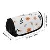 Pencil Bag Multi Compartment 300D Polyester Metal Zipper with Two Compartments for Pens Ruler Earphones Students for Boys Girls
