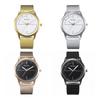 Women Round Dial Fashion Simple Scale Quartz Watch