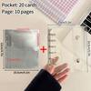 3/4/5/6 Inch Photo Album Ins Kpop Photocard Holder DIY Idol Star Card Collect Book Loose-leaf Binder Picture Card Holder Gift