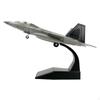 Diecast Model Airplane 1/100 Attack Fighter Plane Souvenir Simulation Jet for