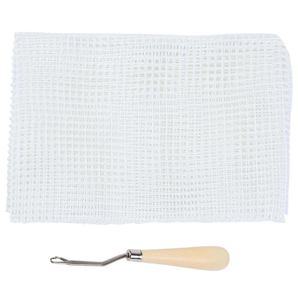 Household DIY Hand Made Crocheting Carpet Rug Knitting Mesh Cloth Accessory Tools