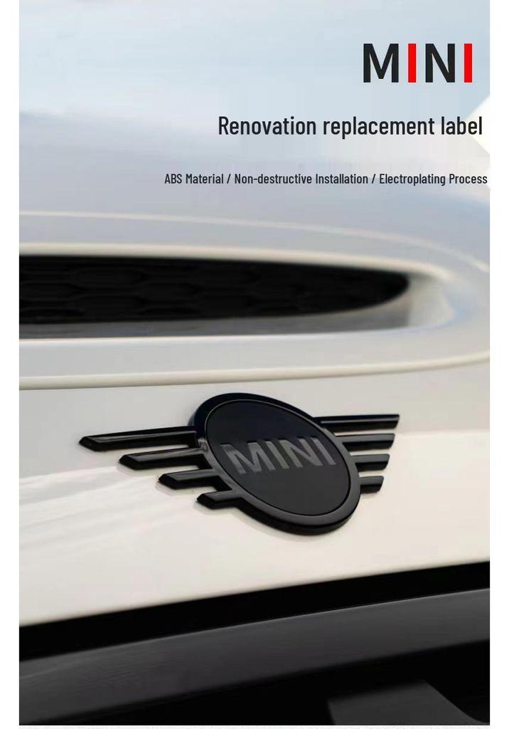 BMW MINI F Series Decorative Car Emblem: Compatible with F54, F55, F60, COUNTRYMAN MINI.