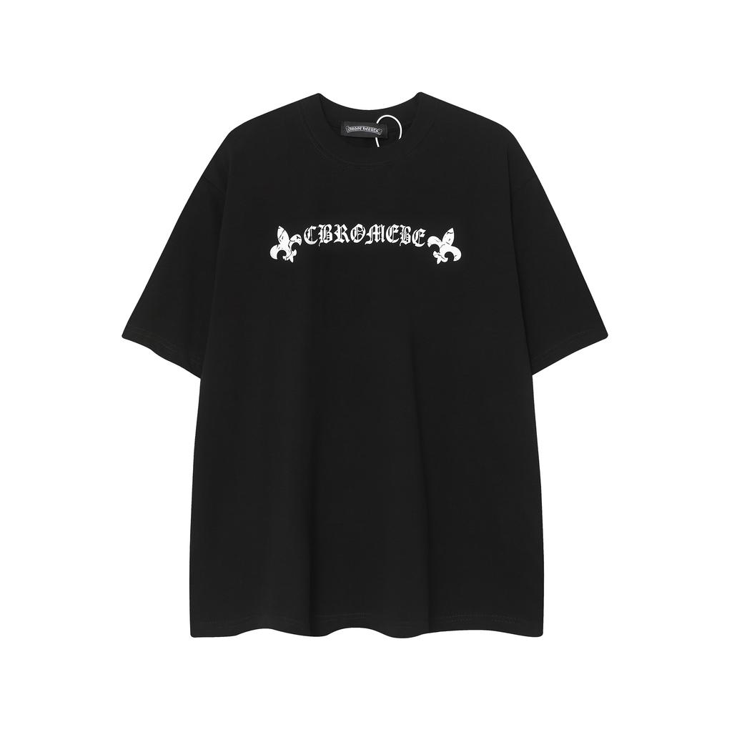 9987 CHROME HEARTS 2025 Sommer Neue Hochwertige Baumwolle Rundhals Lose Große Größe männer und frauen T-shirt Paar t-shirt