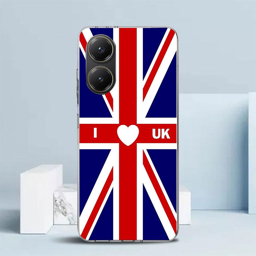 Union Jack England UK Flag Soft Cover for Xiaomi Poco F7 Ultra X7 X6 X5 Pro M7 Phone Case Redmi 15 15C 13 13C 12 12C 10 10C Prin