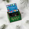Wooden Hand-Cranked Christmas Music Box Ornament