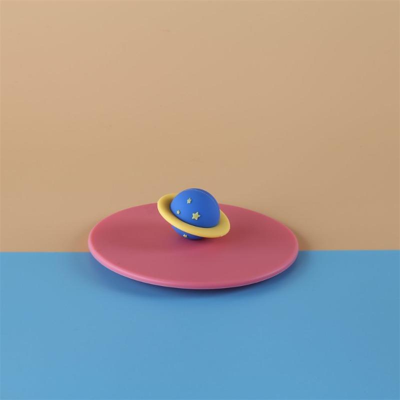 Universal Sandblasted Thickened Silicone Cup Lid - Dust-proof Design - Cute Star-shaped Food-grade Cup Lid