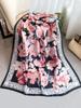 Fashion Kerchief Silk Satin Neck Scarf For Women Print Hijab Scarfs Female 180*90Cm Shawls And Wraps Scarves For Lady