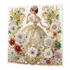 DIY Special Shape Drill Art Craft Pearl Diamond Painting with Frame 25x25cm Diamond Art Pearl Painting Kit for Adults Home Decor