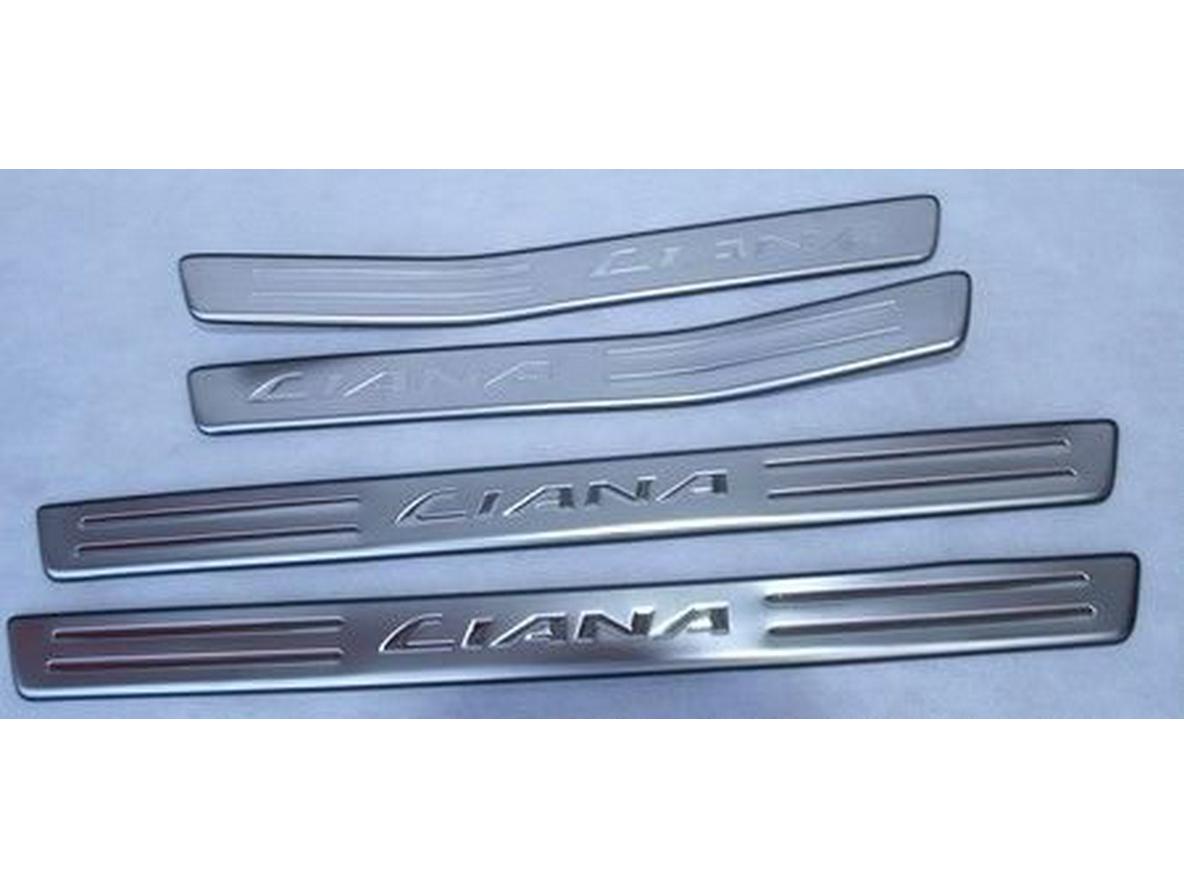 

Otaiheidi Liana Защита порога двери из нержавеющей стали/Наклейка на приветственную педаль Stainless Steel